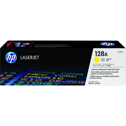HP 128A YELLOW ORIGINAL LASERJET TONER CARTRIDGE, CE322A