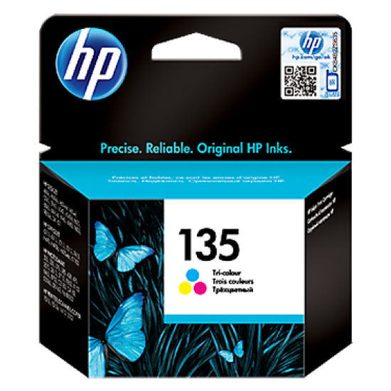 HP 135 TRI-COLOR ORIGINAL INK CARTRIDGE(C8766HE) 