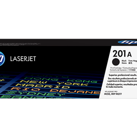 HP 201A BLACK ORIGINAL LASERJET TONER CARTRIDGE (CF400A)