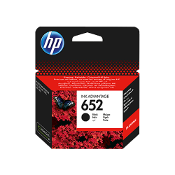HP 652 BLACK ORIGINAL INK ADVANTAGE CARTRIDGE(F6V25AE)