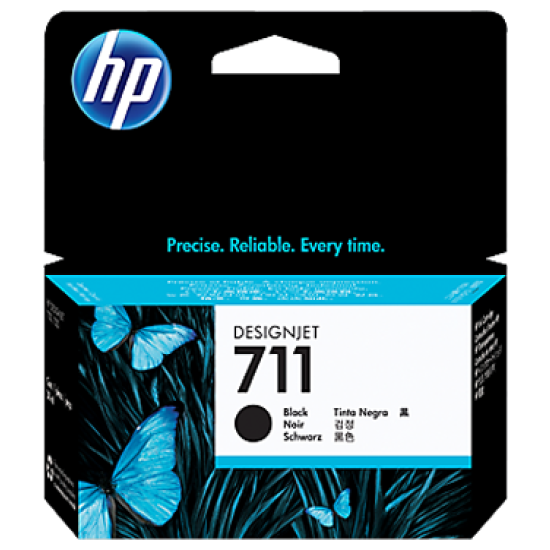 HP 711  Black Ink Cartridge(CZ129A) 