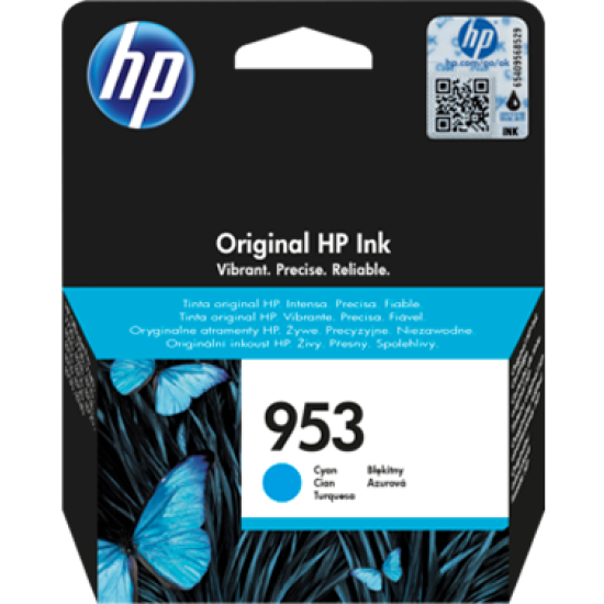HP 953 INK CYAN CARTRIDGE - (F6U12AE)