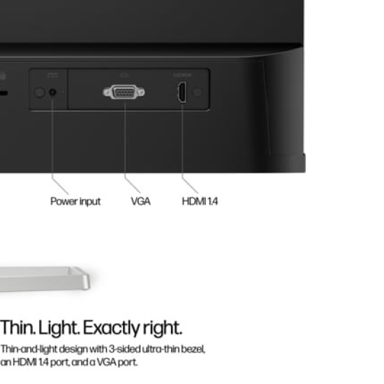 HP Series 5 23.8 inch FHD Monitor - 524sf 23.8" FHD (1920 x 1080) 48-100 Hz