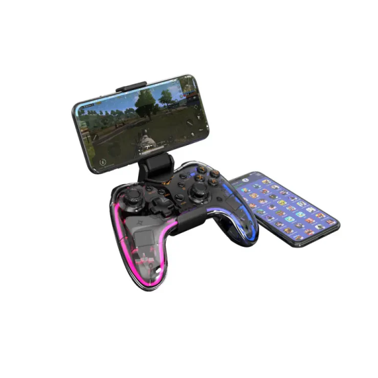 Havit Gamenote G180BT wireless Transparent RGB Gamepad For Both Phone And PC