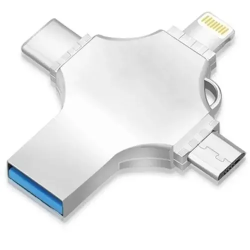 I-Flash Device HD 4 In 1 128gb USB OTG Flash Drive High Speed