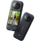 Insta360 X3 - Waterproof 360 Action Camera with 1/2" 48MP Sensors, 5.7K 360 Active HDR Video, 72MP 360 Photo, 4K Single-Lens, 60fps Me Mode