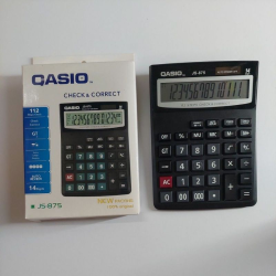 Electronic Calculater CASIO TM JS-875 Big Size (15cm X 21cm) 14 Digit