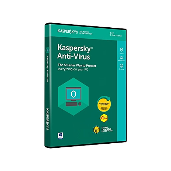 KASPERSKY ANTIVIRUS 3USER +1licence for free