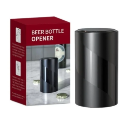 Beer Bottle Opener With Magnetic Cap Catcher