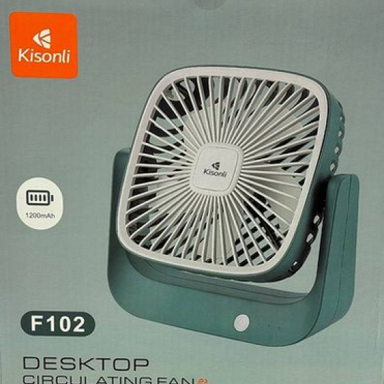 Kisonli F102 Destop Circulation Fan 1200MAH