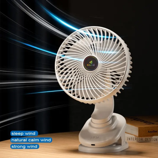 Kisonli F104 Rechargeable Rotation Air Circulator Fan