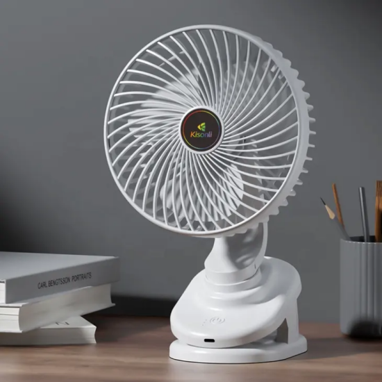 Kisonli F104 Rechargeable Rotation Air Circulator Fan