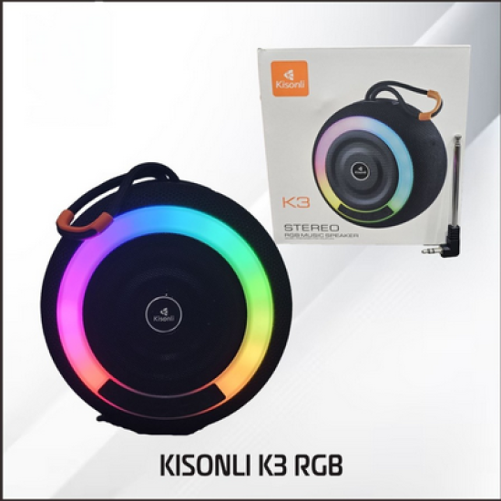 Kisonli K3 8W Stereo RGB Bluetooth Speaker