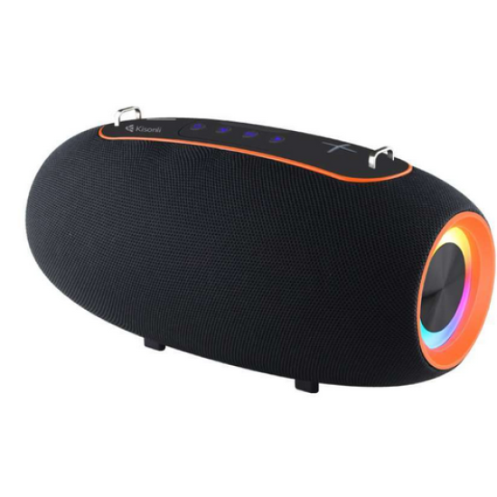 Kisonli K8 Ultra Strong Bass RGB Light Wireless  Outdoor Bluetooth Speaker 50W