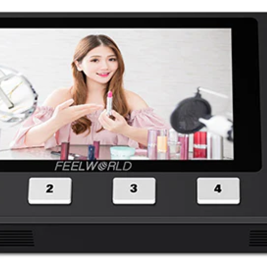 FEELWORLD L2 PLUS Multi Camera Video Mixer Switcher 5.5" Touchscreen