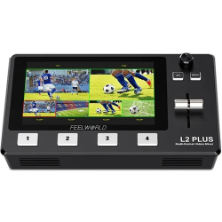 FEELWORLD L2 PLUS Multi Camera Video Mixer Switcher 5.5" Touchscreen