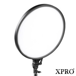 XPRO LED-XP700 LED Bi-Color Studio Round Lighting, Ultra Thin Studio Edge Flapjack Light,  70W Dimmable Portrait Light with AC Adapter  Battery/Light Stand Not Included