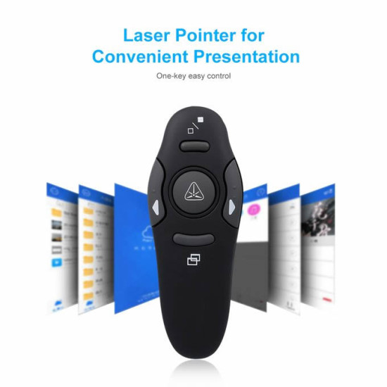 PPT Page Turning Pen 2.4G Wireless Demonstrator Laser Electronic Pointer Remote Control Pen Briefing Device