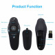 PPT Page Turning Pen 2.4G Wireless Demonstrator Laser Electronic Pointer Remote Control Pen Briefing Device