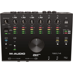 M-Audio AIR 192/14 - USB Audio Interface for Studio Recording with 8 In and 4 Out, MIDI Connectivity, and Software from MPC Beats and Ableton Live Lite 