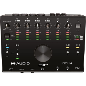 M-Audio AIR 192/14 - USB Audio Interface for Studio Recording with 8 In and 4 Out, MIDI Connectivity, and Software from MPC Beats and Ableton Live Lite 