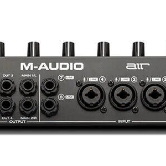 M-Audio AIR 192/14 - USB Audio Interface for Studio Recording with 8 In and 4 Out, MIDI Connectivity, and Software from MPC Beats and Ableton Live Lite 