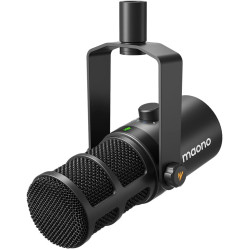 MAONO PD400X Dynamic Microphone, USB/XLR Podcast PC Microphone with Software, EQ,Tap-to-Mute, Headphone Jack, Gain Knob & Volume Control, Studio Mic for Broadcast, Recording, Streaming & Gaming 