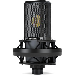 MAONO PM500 XLR Condenser Microphone with 34mm Large Diaphragm, Professional Cardioid Studio Mic for Podcasting, Recording, Streaming, Vocals, Voice Over, Music, ASMR()