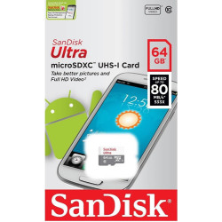SANDISK 64GB MICRO SD M-CLASS 10