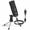 Maono AU-PM461TR USB Condenser Mic for PC and Singing, Recording Microphone with Mic Gain for Gaming, Podcast, Studio, Vlogging