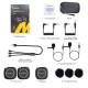 Maono WM820-A2 Real-Time Monitoring and Mute 2-Person Wireless Lavalier Microphone Kit