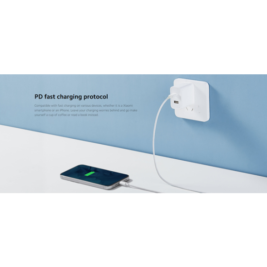 XIAOMI Mi 33W Wall Charger (Type-A + Type-C)