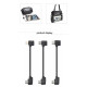 Micro USB to Micro iphone Lightning Data Line Cable for DJI Mavic 2 Pro Zoom Air Spark Drone Controller Accessories