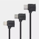 Micro USB to Micro iphone Lightning Data Line Cable for DJI Mavic 2 Pro Zoom Air Spark Drone Controller Accessories