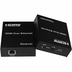 Microware HDMI 150M IP Extender with Transmitter and Receiver 1080p HDMI H.264 Over Ethernet IP Extender