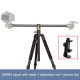 Professional  Portable  Alloy Camera Tripod Monopod & Ball Head 360 Degree Macro Shooting