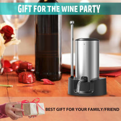 Rechargeable Wine Aerator and  Dispenser 