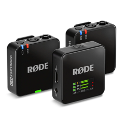 RØDE Wireless GO (Gen 3) Compact Wireless Mic – Pristine Audio, 32-bit Float Recording, Automatic Level Control, for Phones, Cameras and Computers