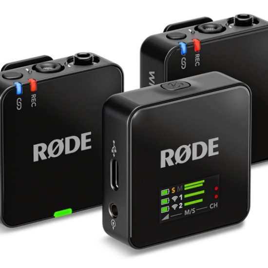 RØDE Wireless GO (Gen 3) Compact Wireless Mic – Pristine Audio, 32-bit Float Recording, Automatic Level Control, for Phones, Cameras and Computers