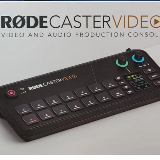 Rode RodeCaster Video & Audio Production Console with Dual Internal Wireless Receivers