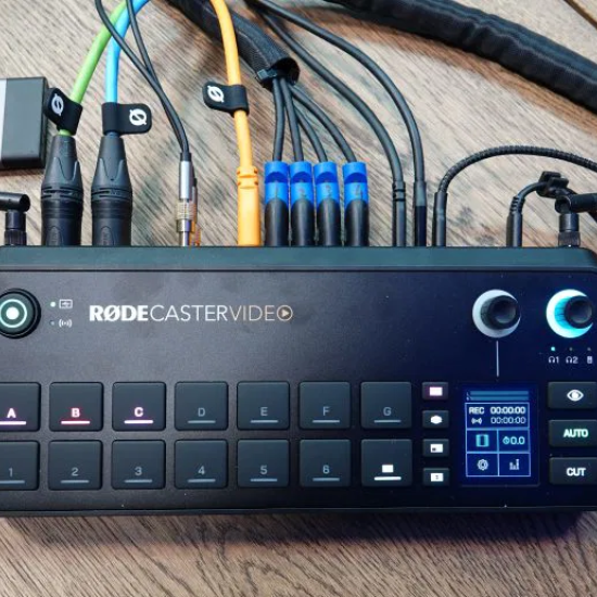 Rode RodeCaster Video & Audio Production Console with Dual Internal Wireless Receivers