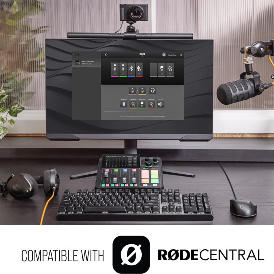 RODE RODECaster Duo All-in-One Production Solution for Podcasting, Streaming, Music Production and Content Creation