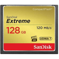 SANDISK CF CARD 128GB 120MBS COMPACT FLASH MEMORY CARD