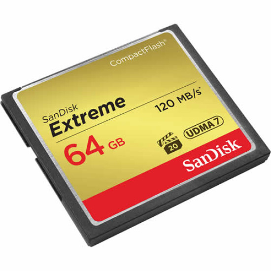 SANDISK CF CARD 64GB 120MBS