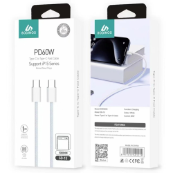 Sodinos SD-15 PD60W TypeC to Type-C PD60w 1 Meter Fast Charge Data Cable 