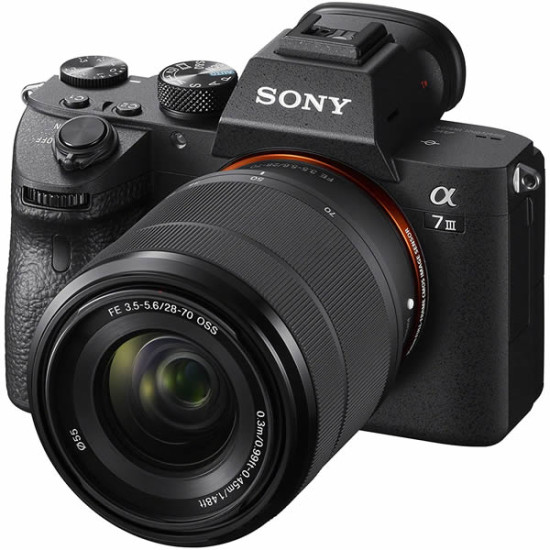 SONY A7 III (ILCEM3K/B) FULL-FRAME MIRRORLESS INTERCHANGEABLE-LENS CAMERA WITH 28-70MM LENS WITH 3-INCH LCD
