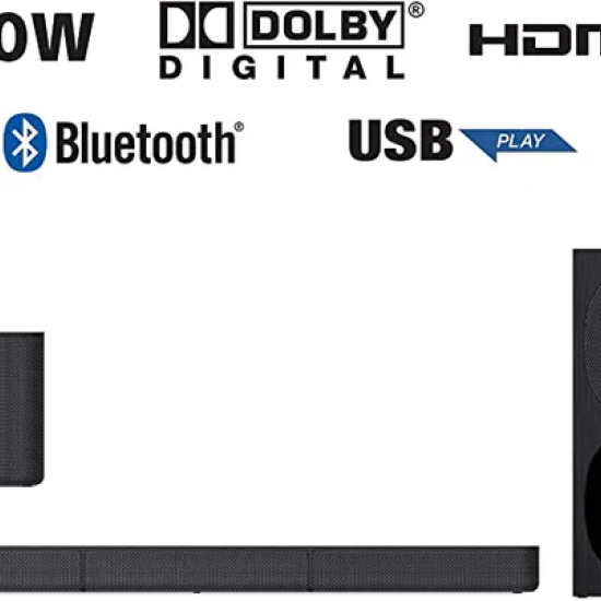 Sony HT-S20r Audio 5.1 400w Sound Bar Black