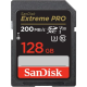 SanDisk 128GB Extreme Pro Sdxc Memory Card For Camera - 200mb/s Speed Memory Card SanDisk 128GB Extreme Pro Sdxc Memory Card For Camera - 200mb/s Speed Memory Card