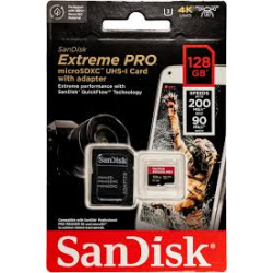 SanDisk Extreme Pro Micro SDXC 128gb Memory Card - 200mb/s
