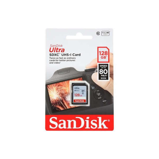 SanDisk Macro 128GB SDXC UHS-I Memory Card up to 80MB/s (SDSDUNC-128G-GN6IN)